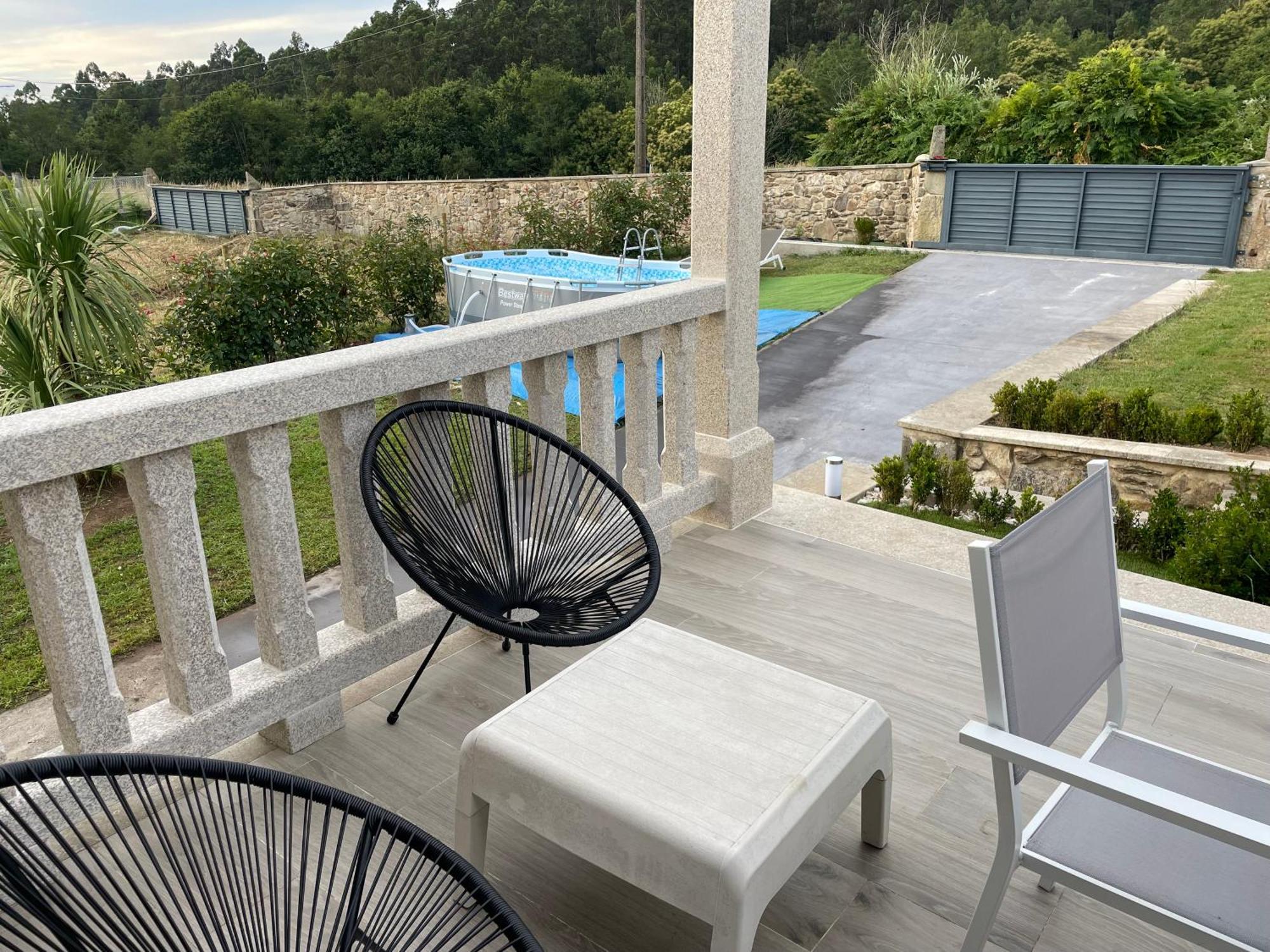 Casa Vanguardista En El Campo Cerca De Santiago Pontevedra Ngoại thất bức ảnh