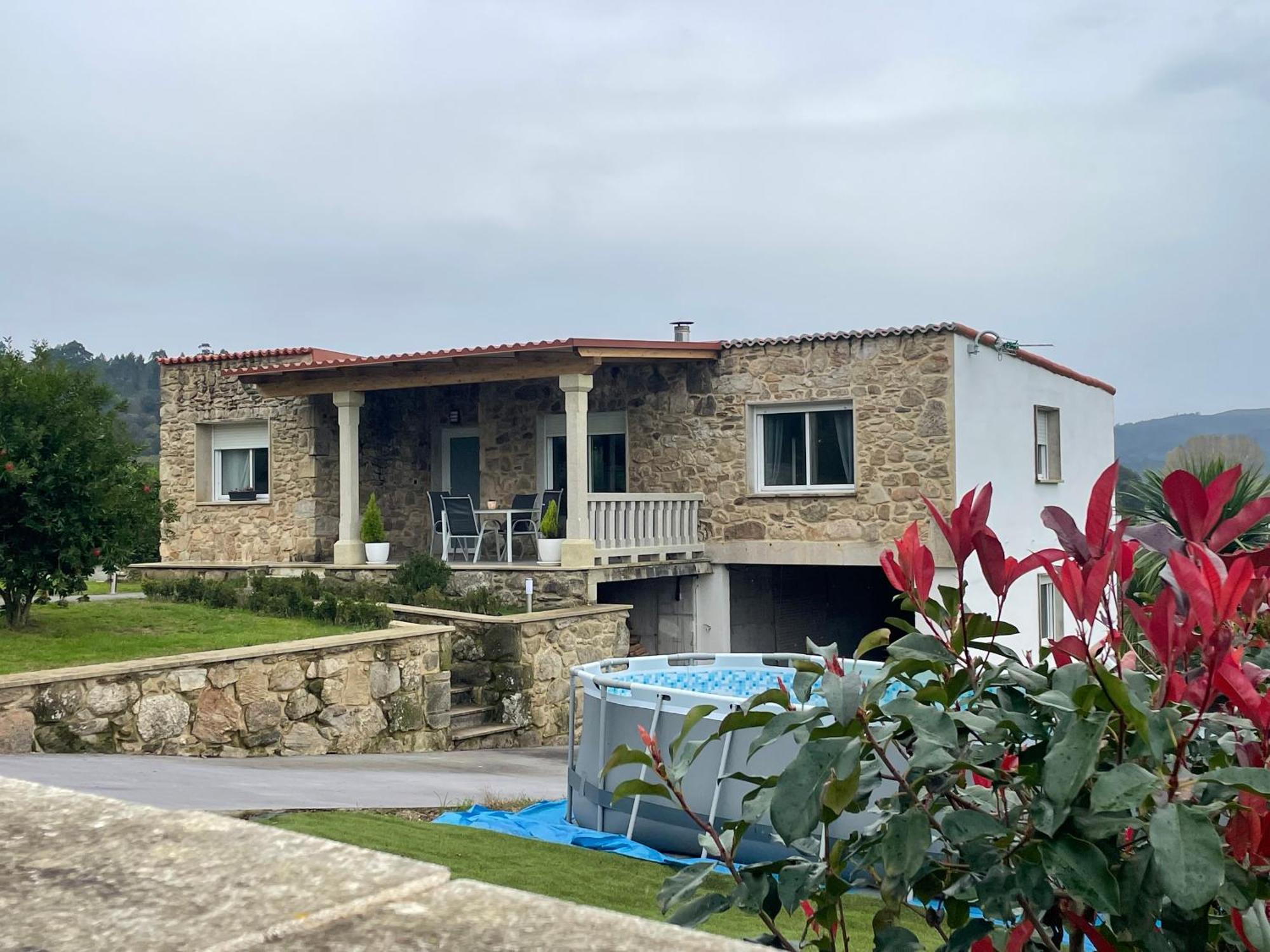 Casa Vanguardista En El Campo Cerca De Santiago Pontevedra Ngoại thất bức ảnh